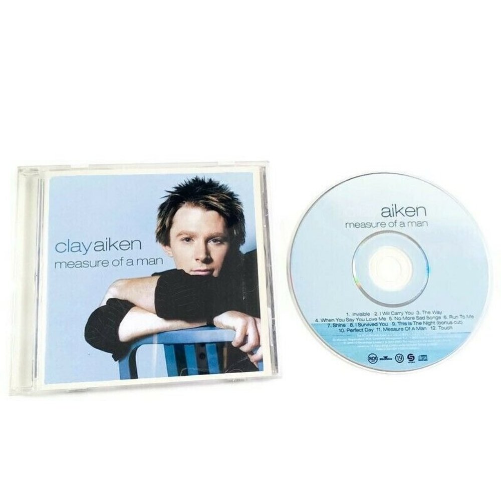 Clay Aiken CD Measure Of A Man -Throwbacks **MINOR WEAR